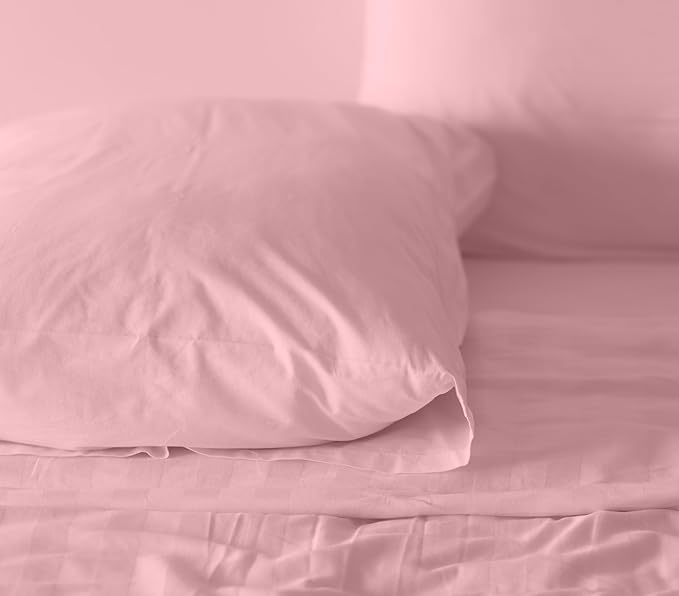 RUVANTI 100% Cotton Sheets – Twin Size Percale Bedding, Cooling & Breathable - Image 9