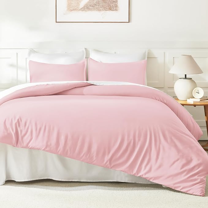 Litanika Twin XL Comforter Set Baby Pink, 2 Pieces Extra Long Dorm Bedding Sets - Image 6