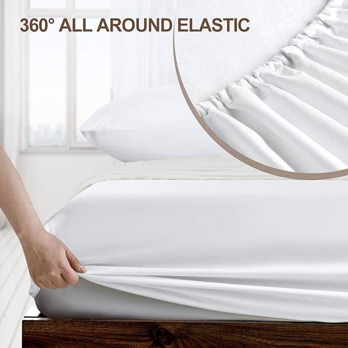 FreshCulture Twin Fitted Sheet Only 2 Pack - Image 3