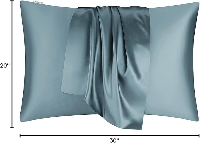 DISANGNI Silk Indulgence Set: Premium 22 Momme Mulberry Silk Pillowcase & Eye - Image 7