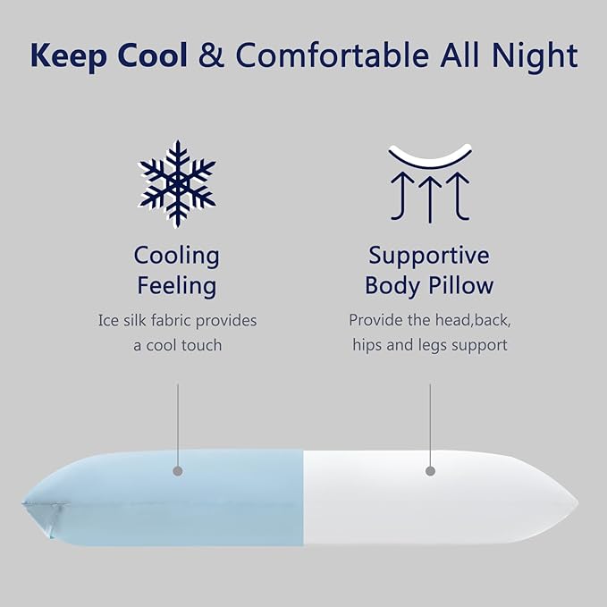 DOWNCOOL Large Body Pillow Insert - Image 4