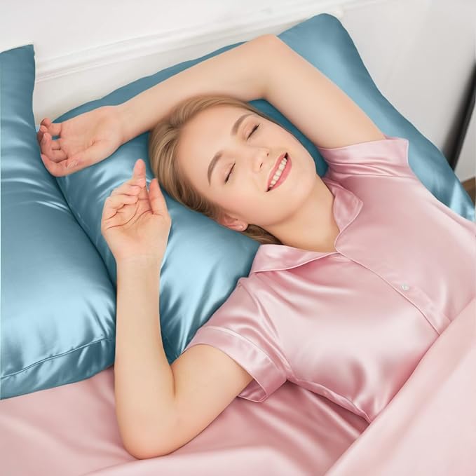 INSSL Silk Pillowcase f Women, Mulberry Silk Pillowcase - Image 2