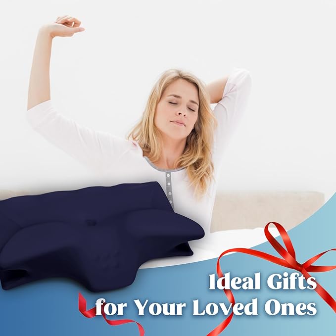 Cervical Pillow for Neck Pain Relief, Cooling Contour Memory Foam Pillows - Image 7