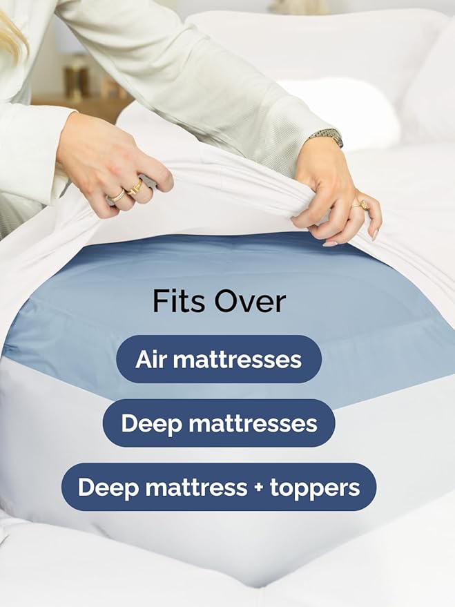 Extra Deep Full Fitted Sheet - Image 6