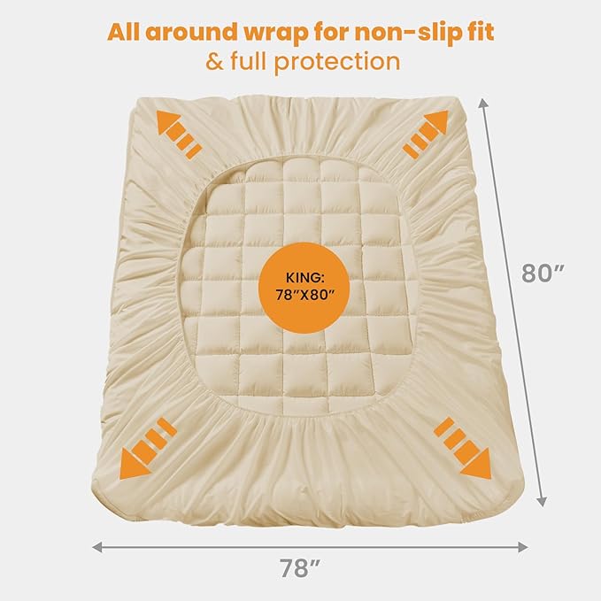MATBEBY King Size Mattress Pad - Image 5