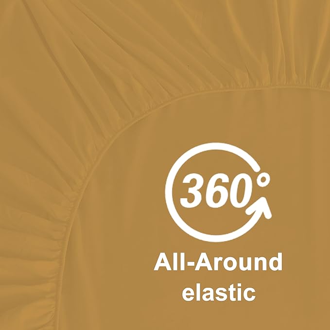Hotella 100% Microfiber Full Size Fitted Sheet Only, Machine Washable and - Image 5