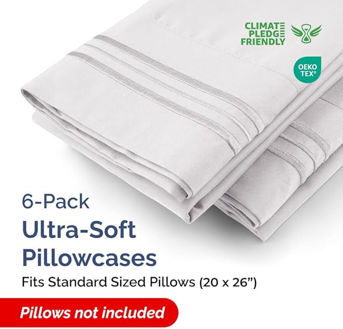 Standard Pillow Cases Set of 6 - Image 2