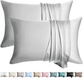 100% Silk Pillow Cases 2 Pack Standard Size Mulberry Silk Pillowcase by WLOSJ