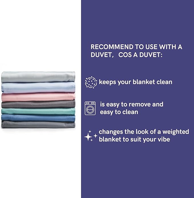 YnM 25lbs Weighted Blanket for Adults, Cotton Heavy Bed Throw Blanket - Image 10