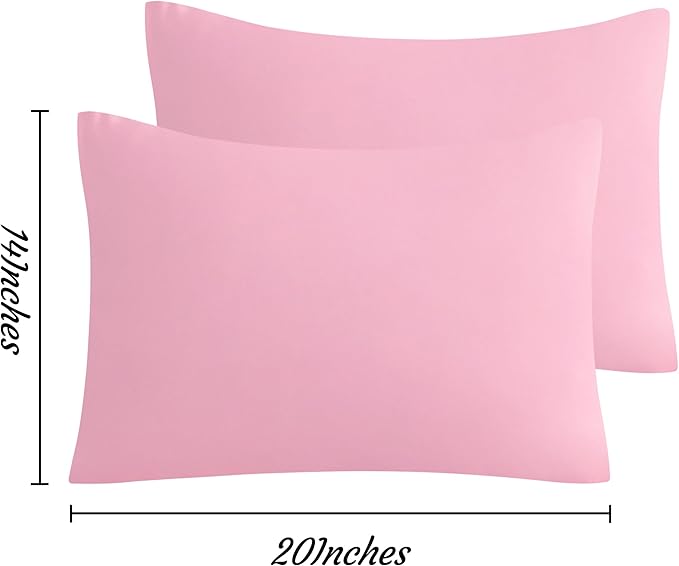 NTBAY Toddler Pillow Cases Set of 2, 2 Pack Brushed Microfiber 14x20 Pillow - Image 9