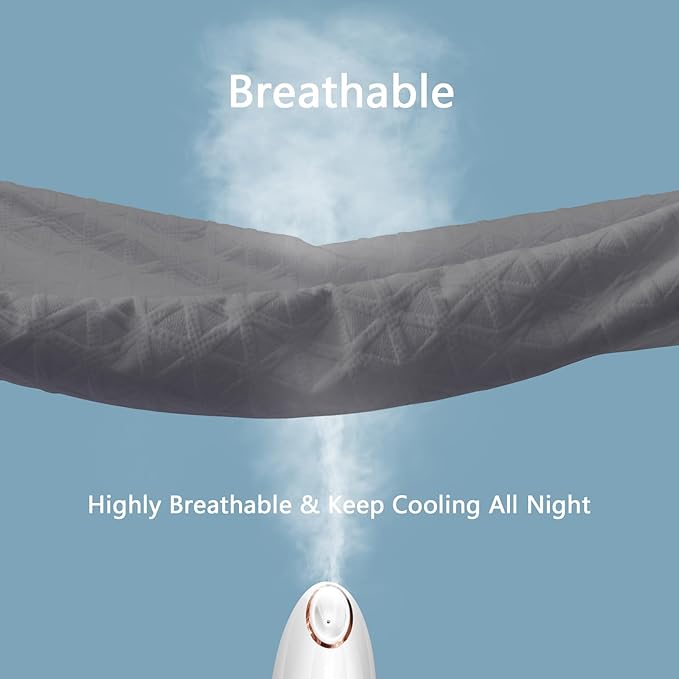 Premium Waterproof Mattress Protector Full Size, Breathable Bed Cover 3D Air - Image 5