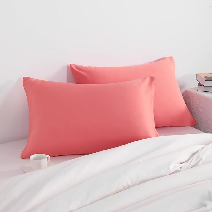 NTBAY King Pillow Cases Set of 2, 2 Pack Brushed Microfiber 20x40 Pillow Cases - Image 2