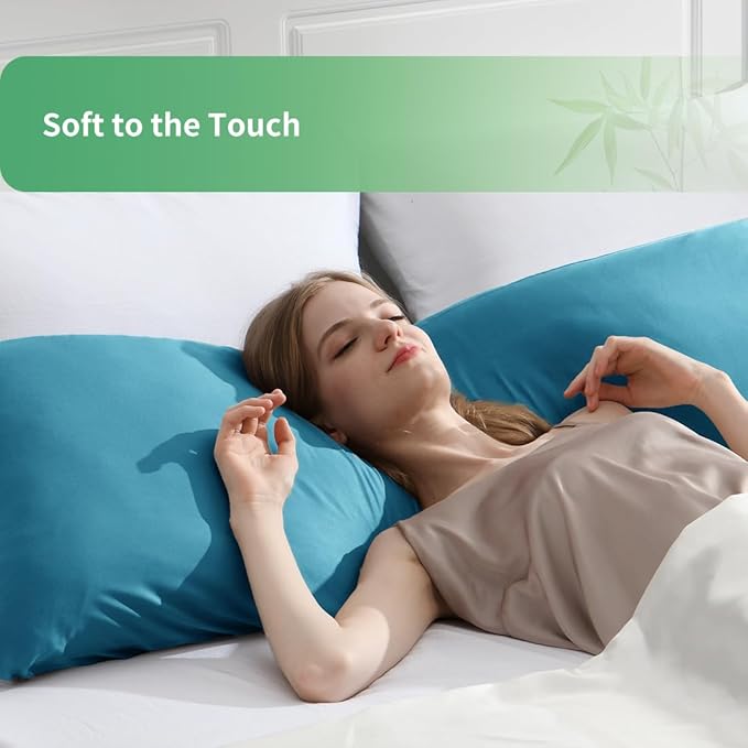 Body Pillowcase, Cooling Viscose from Bamboo Pillow Cover - Image 3