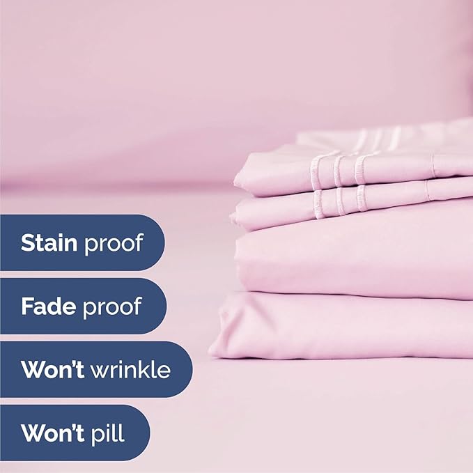 Cal King Size 4 Piece Sheet Set - Image 5