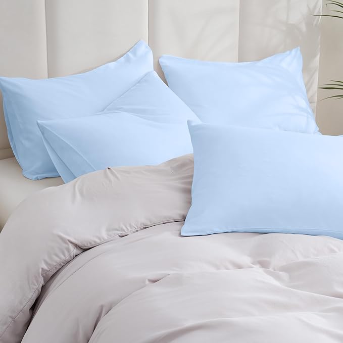 ZPECC Pillow Cases King Size Set of 4, 20x36 Envelope Closure Pillowcases - Image 2