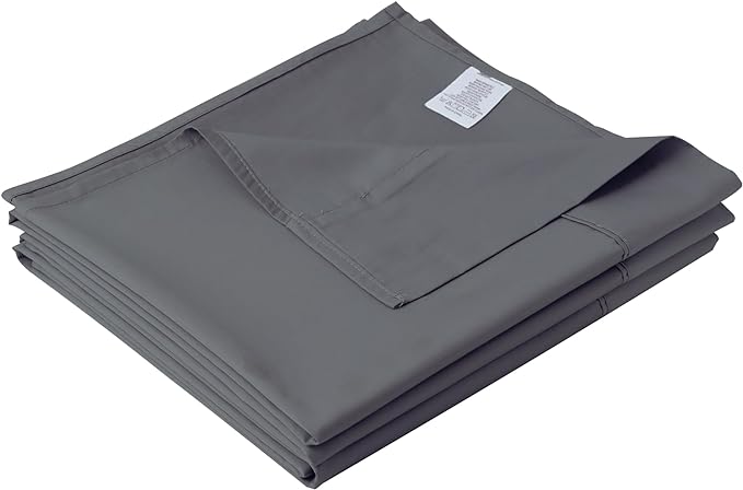 Cotton Full Flat Sheet Only, 600 Thread Count 100% Egyptian Cotton Top Sheet by ZaizaiHome