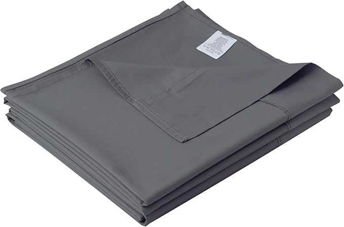 Cotton King Flat Sheet Only, 600 Thread Count 100% Egyptian Cotton Top Sheet by ZaizaiHome