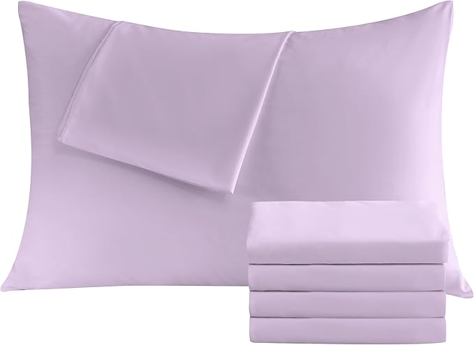 Pillowcases King 4 Pack, 20x36 Pillow Cases by Culve