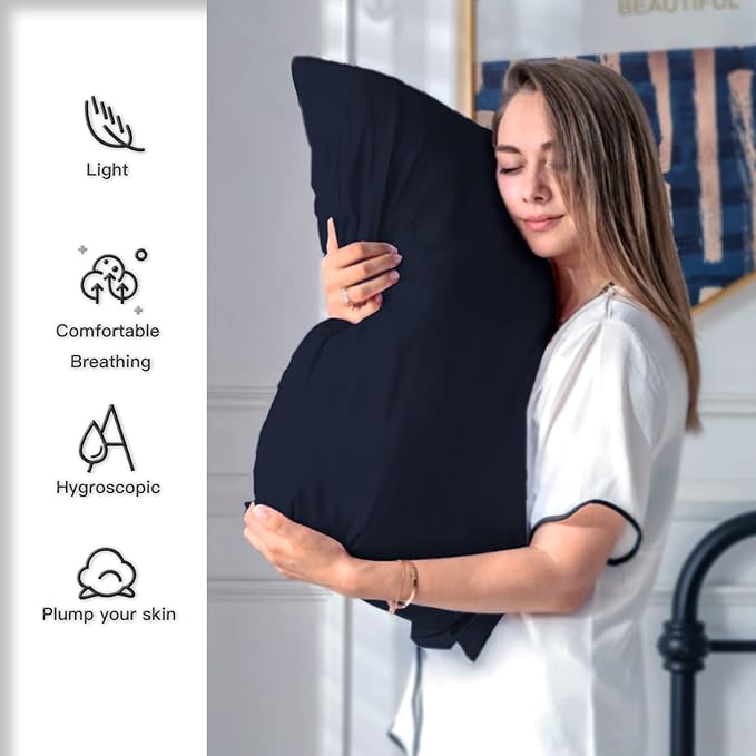 Mulberry Silk Pillowcase for Hair and Skin Pillow Case - Image 3