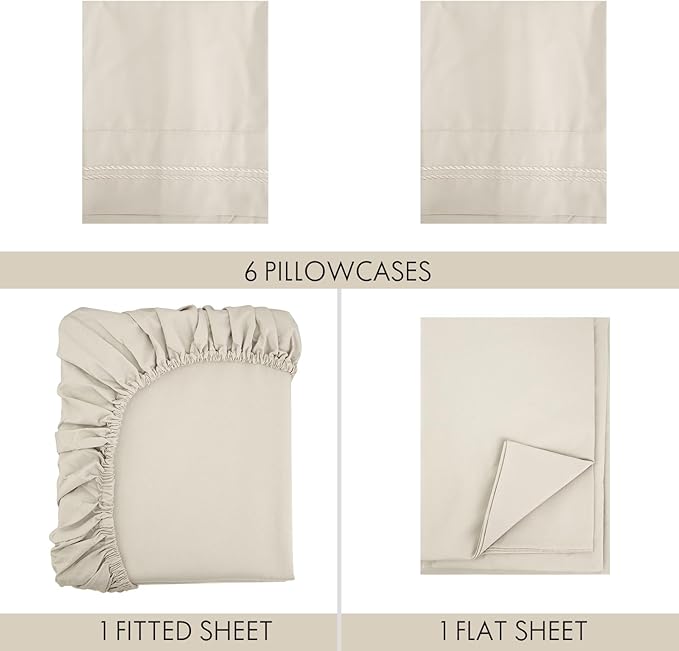 ClevaHome Twin Size Sheet Set - Image 7