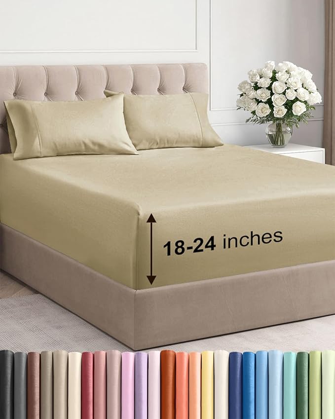 Extra Deep Cal King Sheet Set by CGKUnlimited