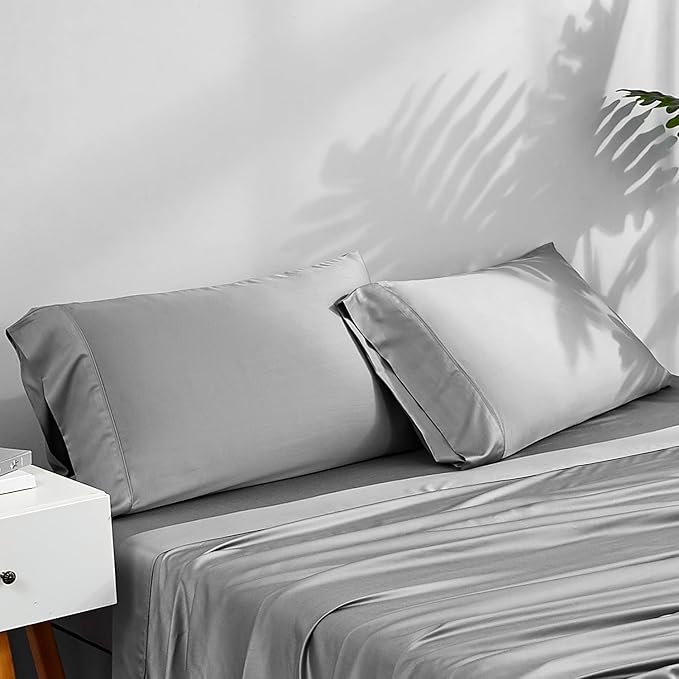 ACCURATEX Cooling Pillow Cases Set of 2, Rayon Derived from Bamboo, Breathable - Image 2