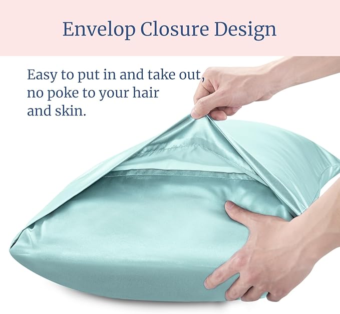 BEDELITE Satin Pillowcase for Hair and Skin, Super Soft and Cooling Similar to - Image 6