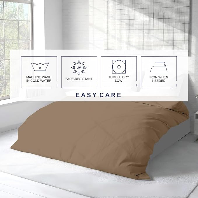 Kotton Culture 3 Pc Duvet Cover King Size Set-100% Egyptian Cotton 600 Thread - Image 6