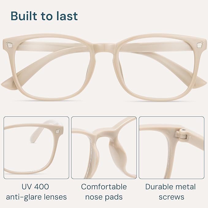 Gaoye Milky Blue Light Glasses for Computer & Gaming - Image 6