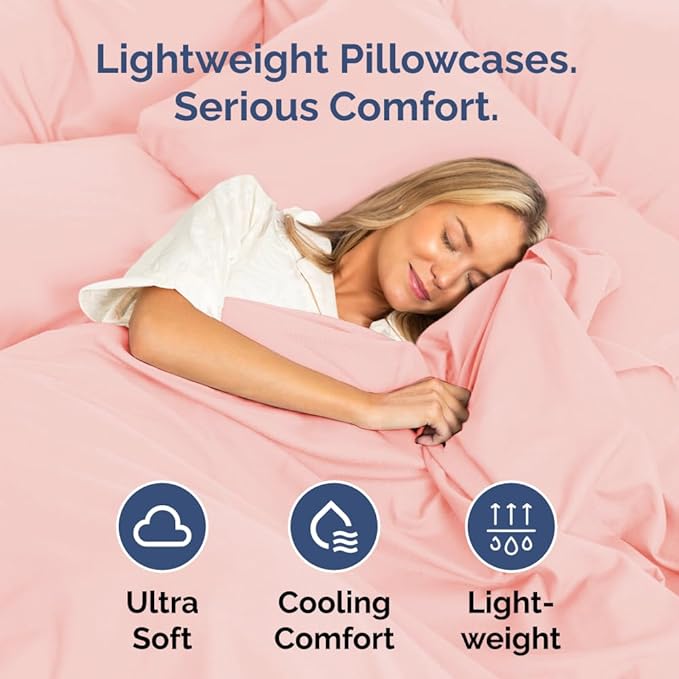 Body Pillowcases Set of 2-20x54 Long Body Pillow Case - Image 3