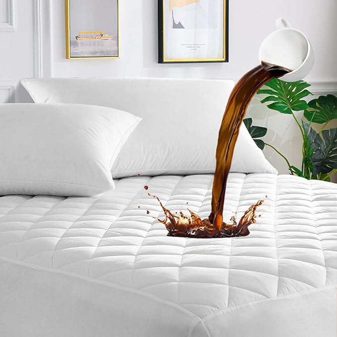 UNILIBRA Cal King Mattress Cover Waterproof, Deep Pocket Mattress Pad Protector by Unilibra
