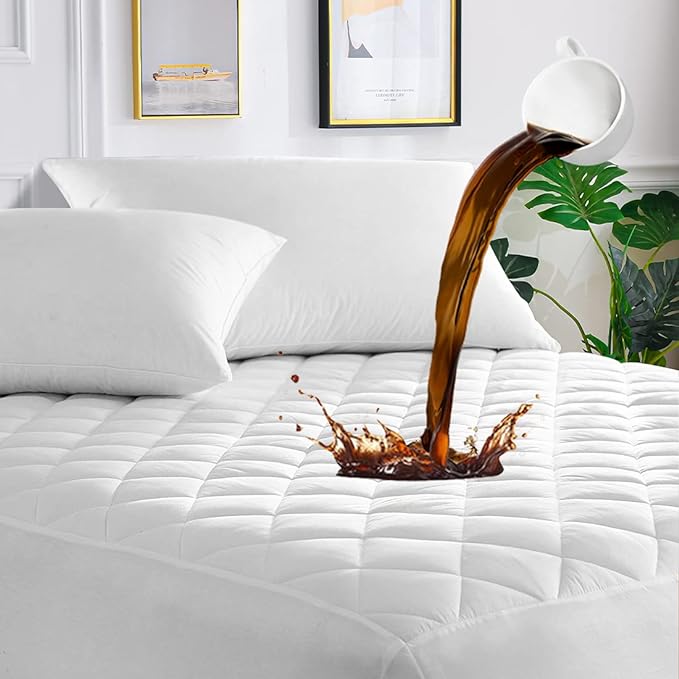 UNILIBRA King Mattress Cover Waterproof, Deep Pocket Mattress Pad Protector by Unilibra