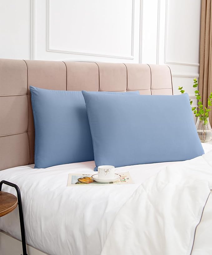 Warmstar Cotton Pillow Cases Queen Size Set of 2, 600 Thread Count Pillowcases - Image 6
