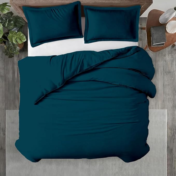 Kotton Culture 3 Pc California King Duvet Cover Set-100% Egyptian Cotton 600 by KottonCulture