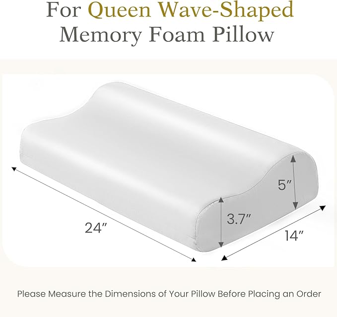 Cooling Contour Pillowcase- Rayon Derived from Bamboo Contour Cervical Neck - Image 3