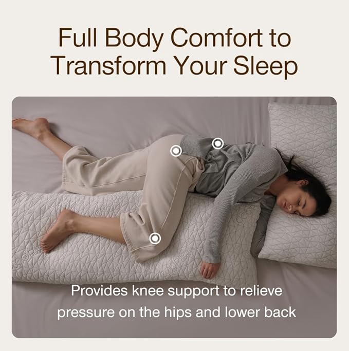 Coop Home Goods Original Adjustable Body Pillow and Ultra-Tech Waterproof - Image 6