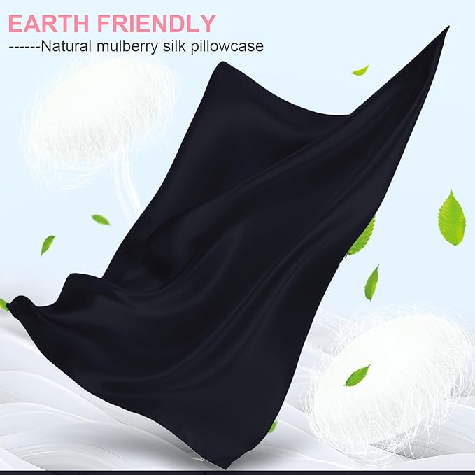 Silk Pillow Cases 2 Pack King Size - Image 2