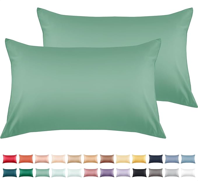 Warmstar Cotton Pillow Cases King Size Set of 2, 600 Thread Count Pillowcases by Warmstar