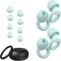JUSTRVN Ear Plugs for Sleeping, 2 Pairs of Reusable Earplugs for Noise by JUSTRVN