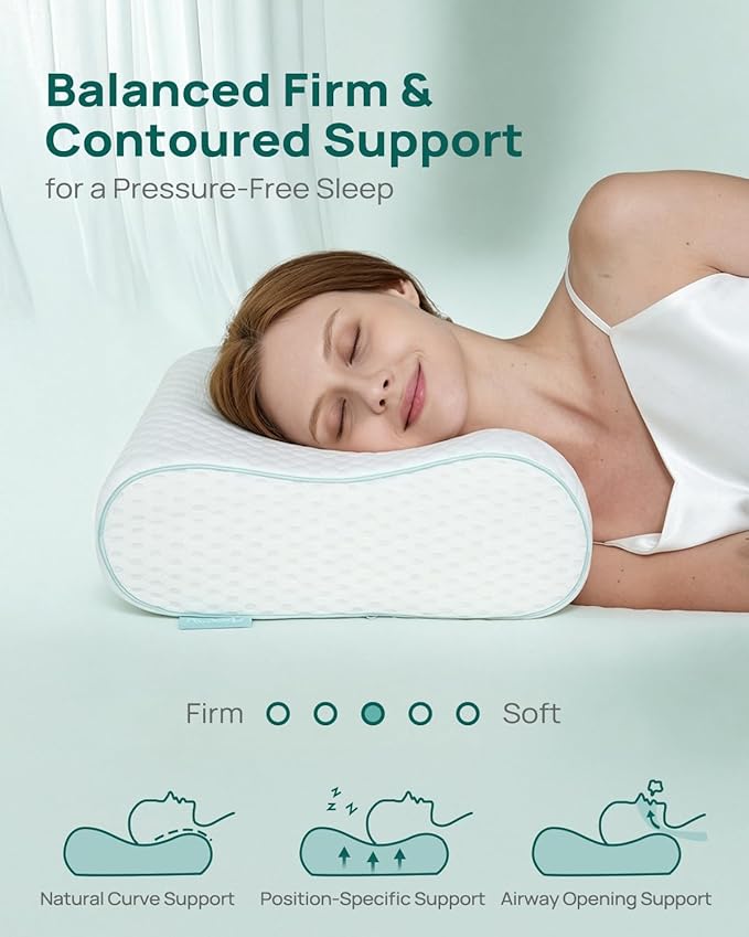 Releep Ergonomic Memory Foam Pillow - Image 5
