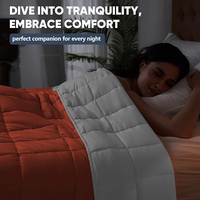 yescool Weighted Blanket for Adults Cooling Heavy Blanket for Sleeping Perfect - Image 7