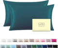 Silk Pillow Cases 2 Pack, Soft Breathable and Sliky Standard Size Pillow Cases by Suatien