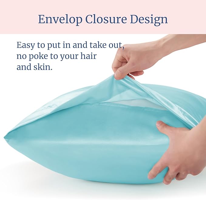 BEDELITE Satin Pillowcase for Hair and Skin, Super Soft and Cooling Similar to - Image 6