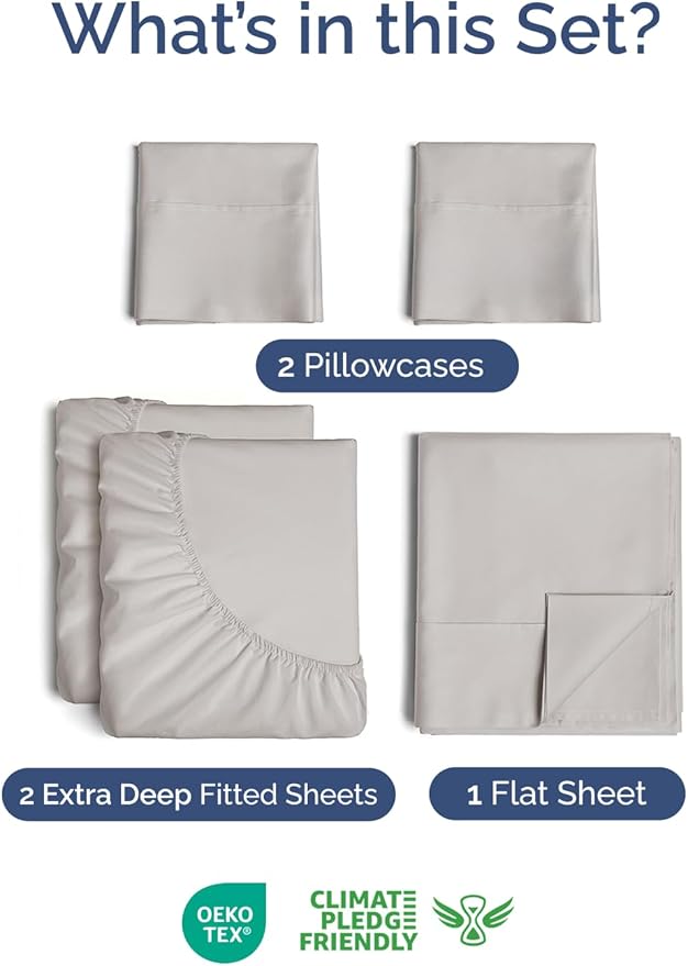 Extra Deep Split King Sheet Set - Image 2