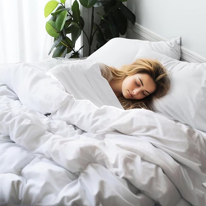 Bamboo Viscose Flat Sheets Only, 400 Thread Count Sateen Weave Queen Size Flat - Image 6