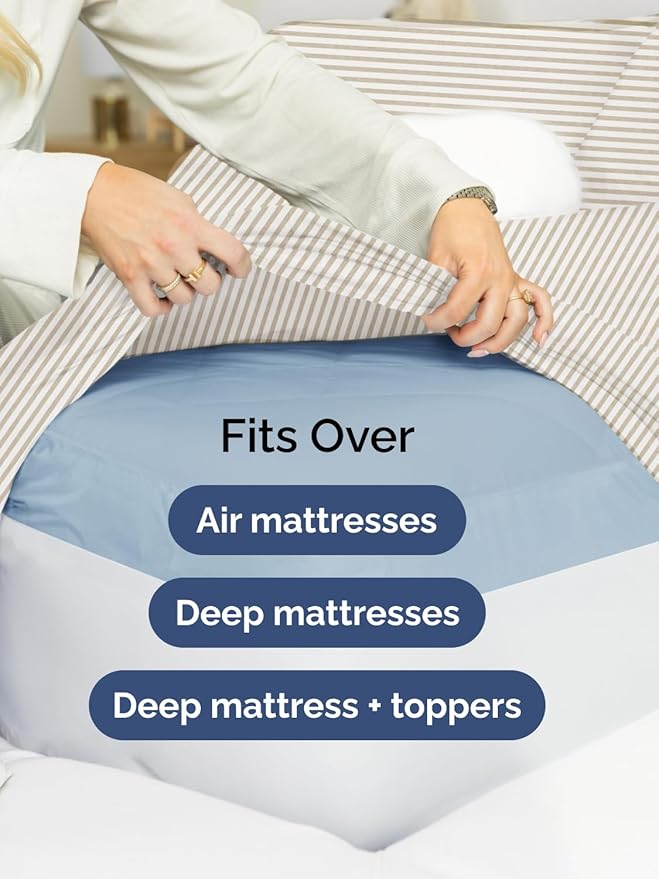 Extra Deep Twin Fitted Sheet - Image 6