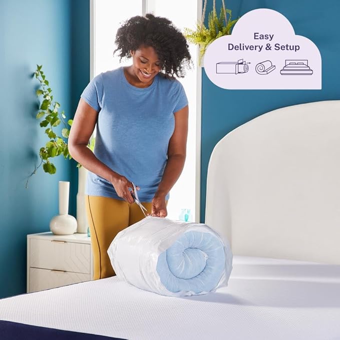 Sleep Innovations Dual Layer 4 Inch Memory Foam Mattress Topper, King Size - Image 8