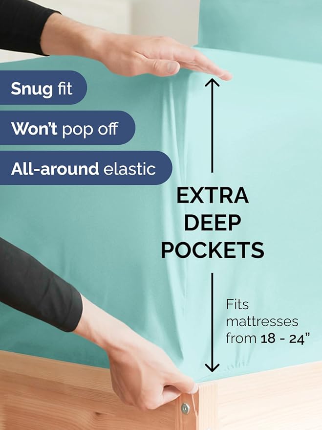 Extra Deep Queen Fitted Sheet - Image 2