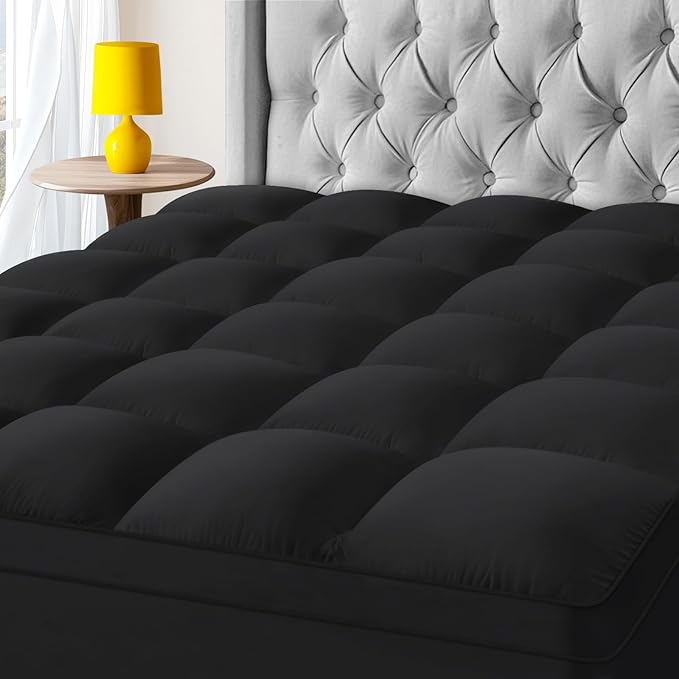 Queen Mattress Topper, Extra Thick Mattress Pad Cover by Kayfia