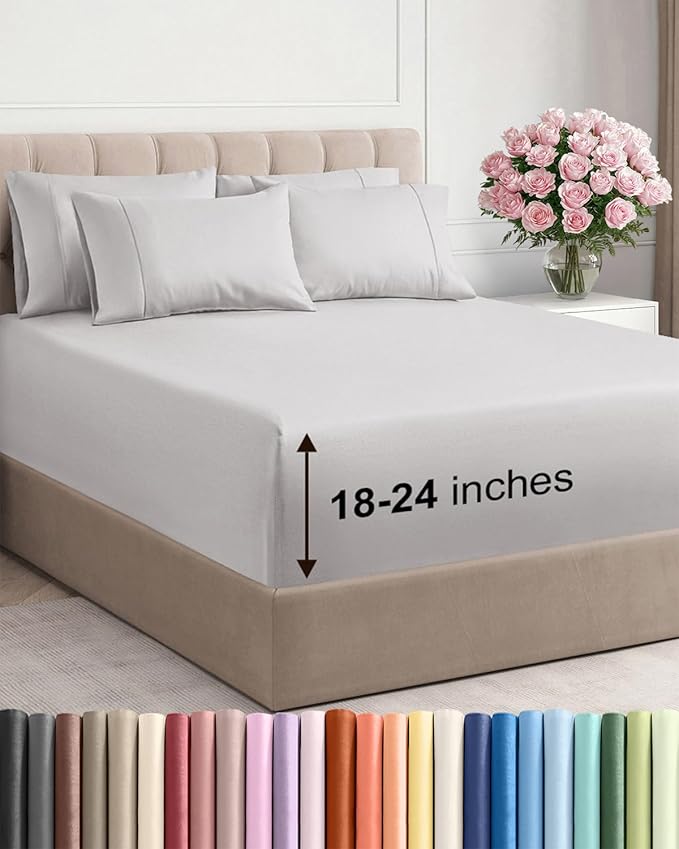 Extra Deep Cal King Sheet Set by CGKUnlimited
